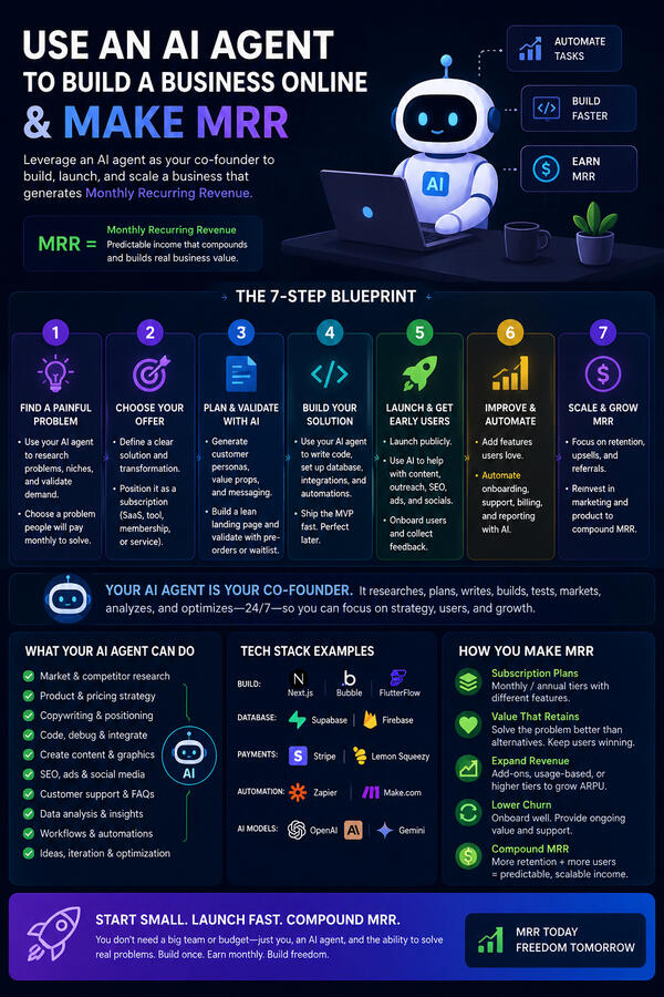 Business AI Agent Infographic